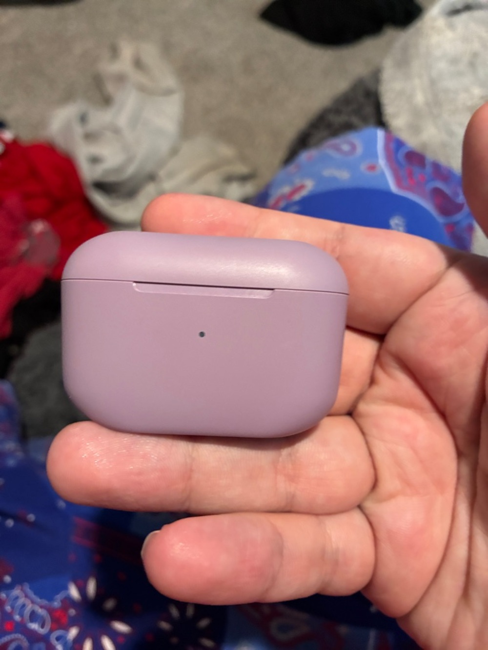 Lavender Wireless Earbuds Charging Case